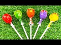 Satisfying Video | Lollipops and Sweets ASMR Opening - Yummy Rainbow Candy Lollipops #4