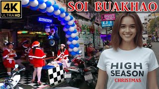 Christmas at Soi Buakhao   2023 Pattaya Thailand