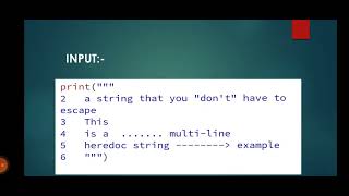 WRITE A PYTHON PROGRAM TO PRINT THE FOLLOWING DOCUMENT SAMPLE STRING
