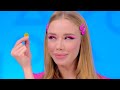 wednesday vs barbie one colored house challenge funny moments by barada gold challenge