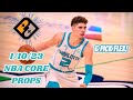 PRIZEPICKS NBA 1/10/23 CORE PROPS (6 PICK FLEX!)