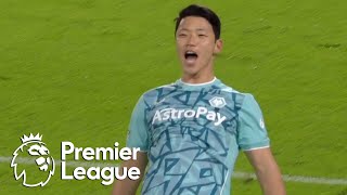Hee-chan Hwang doubles Wolves lead over Brentford | Premier League | NBC Sports