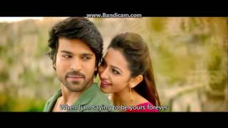 Telugu movie (Bruce Lee -  the fighter) 720p hot video song "Le Chalo" by Ram Choron