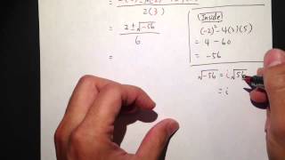 Quadratic Formula (Q4.)