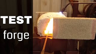 Test Forge!! (Testing Homemade Refractory for Forge)