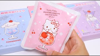 Hello Kitty \u0026 Kuromi Instant Cold Pack Experiment Endothermic Reaction is Great!