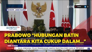 Pertemuan Presiden RI Bersama Presiden Turki Adakan Rapat di Istana Bogor Berharap Ada Kerjasama