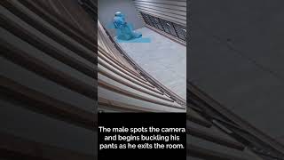 Attempted Mail Room Theft in Apartment Caught by Remote Video Monitoring 📫 #shorts