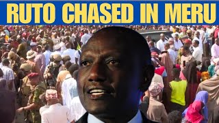 BREAKING! Ruto CHASED \u0026 HECKLED in MERU as FIRED CS Mithika Linturi Leads ANTI-RUTO Protest Live!