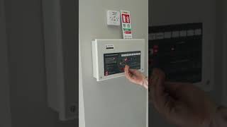 Reseting and silencing the fire alarm