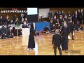 1回戦【比叡山（滋賀）×東海大札幌（北海道）】第32回全国高等学校剣道選抜大会【1小杉×石川・2安孫子×石川・3山本×上村・4山元×佐藤・5前田×菊地】2023年3月26日~28日