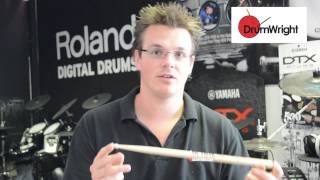 DrumWright Quick Guide to Vic Firth 7A Drum Sticks