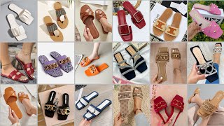 Trending Women's Slides 2025|Ladies Slippers Ideas|