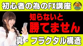 【FX初心者講座】知らないと勝てません。真・フラクタル構造！エントリー即逆行する理由【投資家プロジェクト億り人さとし】