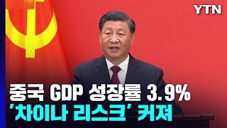 '대관식' 끝나고 발표된 GDP 3.9%...'中 리스크' 커져 / YTN