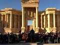 Raw: Russian Orchestra Plays in Ancient Palmyra