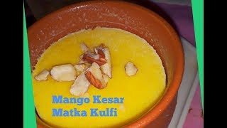 MANGO KESAR MATKA KULFI BY JASSU'S FOOD PARADISE