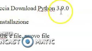 #1 python tutorial - installare e aprire il programma