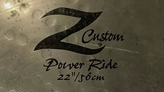 ZILDJIAN Z CUSTOM Power Ride22 • @SUMNAKSOOY