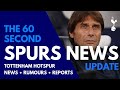 THE 60 SECOND SPURS NEWS UPDATE: Conte Returning to the UK Today, Lloris Out, Interest in Naby Keïta