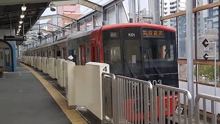 16：JR九州303系[本ｶﾗ]K01 筑肥線477C普通筑前前原行き 姪浜駅発車