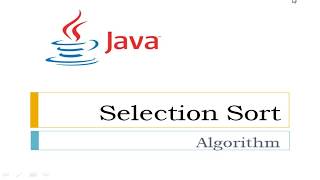 #8 Selection Sort Algorithm in Java | Arrays | ICSE Syllabus