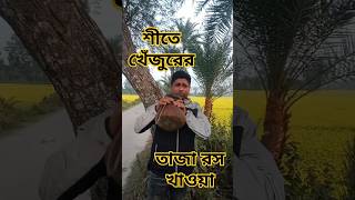 শীতের সকালে খেঁজুরের রস যেন সারাদিনের ক্লান্তি দুর করে দেয়। #nature #nice #বাংলাদেশ #শীতে #ঐতিহ্য