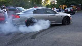 Dodge Charger SRT Hellcat Getting Sideways at Mlk Park Part 1