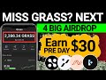 Grass Airdrop Season 2 | 4 New BIG Airdrop Like Grass Gradient/Nodepay/Down Internet & Toggle Guide