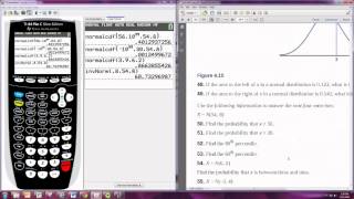 Calculating Probabilities with the Normal Distribution TI-84