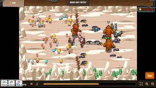 codecombat: cloudrip mountain - mixed unit tactics solution
