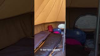 Regatta Bell Tent Capacity | What Can I Fit Inside My Tent?  #belltents