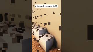 Minecraft modern tv tutorial #minecraft #tutorial #modern