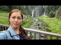 shiraito and otodome waterfalls mt.fuji view.