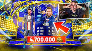 TOTY ХАЙП ПРОДОЛЖАЕТСЯ!!! МОЯ ВТОРАЯ ТОТИ КАРТА - МЕССИ 98 FIFA 23