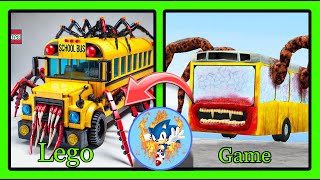 Spider Bus Eater   VS Lego / All Eat Monster / Guess The Eater MONSTER'S VOICE