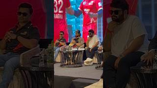 #akhil \u0026 #thaman mass looks at #ccl #jersey launch event #cricket #celebrity #trending #viralvideo