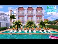 Tartosa Resort Hotel 🛎️ (No CC) the Sims 4 | Stop Motion