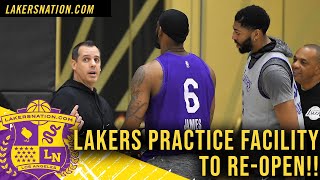 Lakers Practice Facility To Re-Open