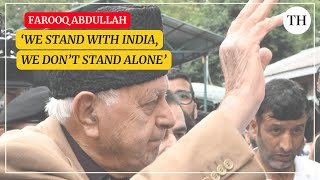 Farooq Abdullah: We stand with India, we don't stand alone | Jammu and Kashmir elections