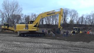 RMS - Demo Day Spring 2015 - Komatsu PC210LCi intelligent Machine Control excavator