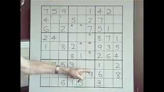 Sudoku.Tutorial #4   Horizontal blocks with Ram.