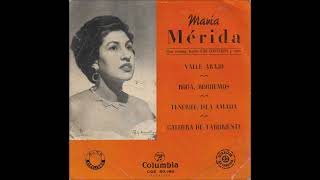 María Mérida - Valle Abajo (1956) vinilo