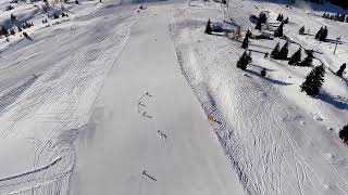 SKI CARVING - PASSO SAN PELLEGRINO - SKI INSTRUCTOR - DRONE HD