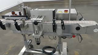 CVC 300 II Pressure Sensitive Labeler with Casters.