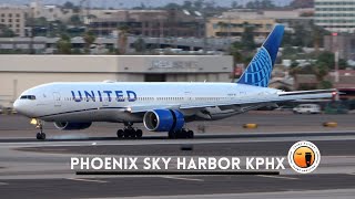 Plane Spotting Phoenix Sky Harbor Airport PHX: United Airlines Boeing 777, Air France 787 and More