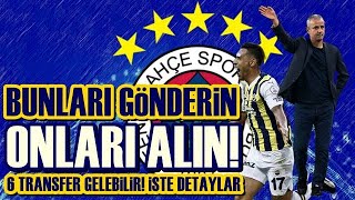 SONDAKİKA İsmail Kartal istedi Fenerbahçe Transfer Deparına Kalktı! İşte Hedefteki İsimler