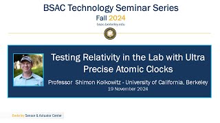 Testing Relativity in the Lab with Ultra Precise Atomic Clocks