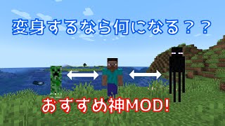 ある意味最強⁉マイクラ1.19対応神mod紹介！変身Mod Identity    Forge\u0026fabric対応！おすすめです！