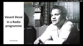 Vasant Desai in a radio programme